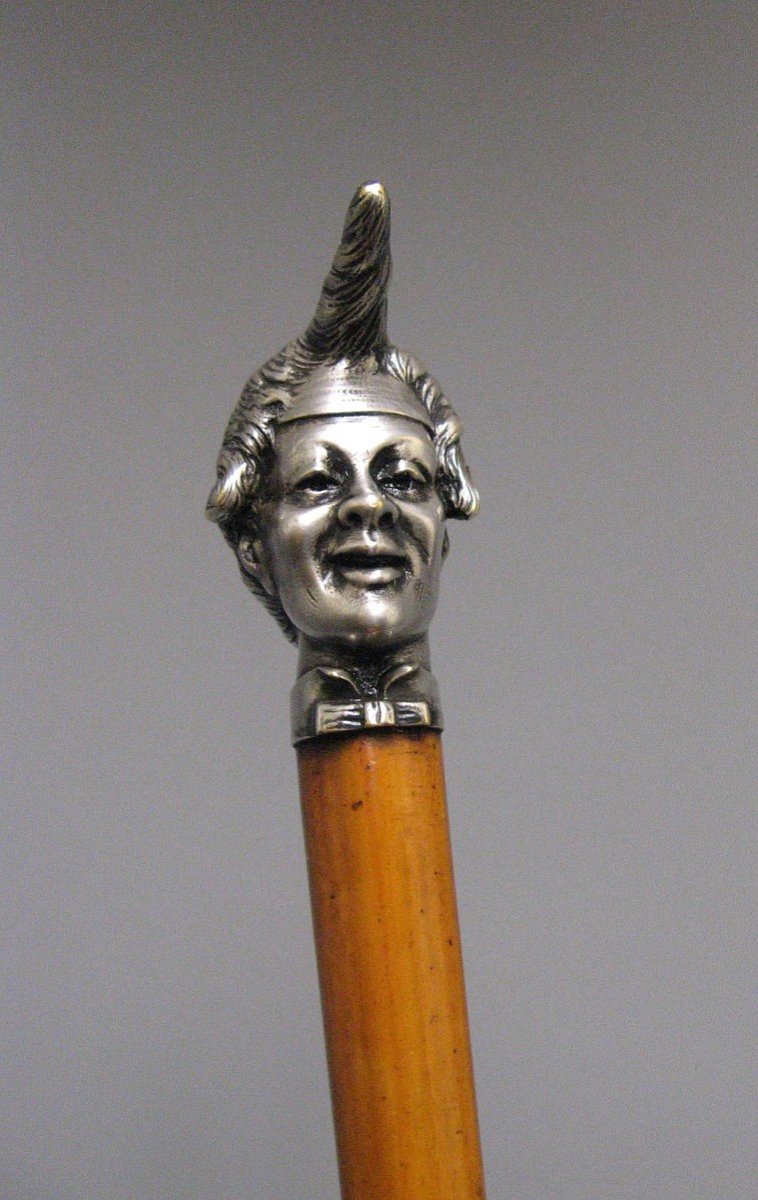 19th Century Defense Cane. Brain Teaser.-photo-3