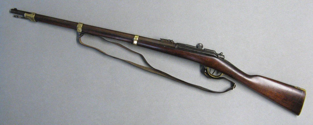 Carabine De Cavalerie Gras, Modèle 1874 Modifiée 1880, III République.-photo-2
