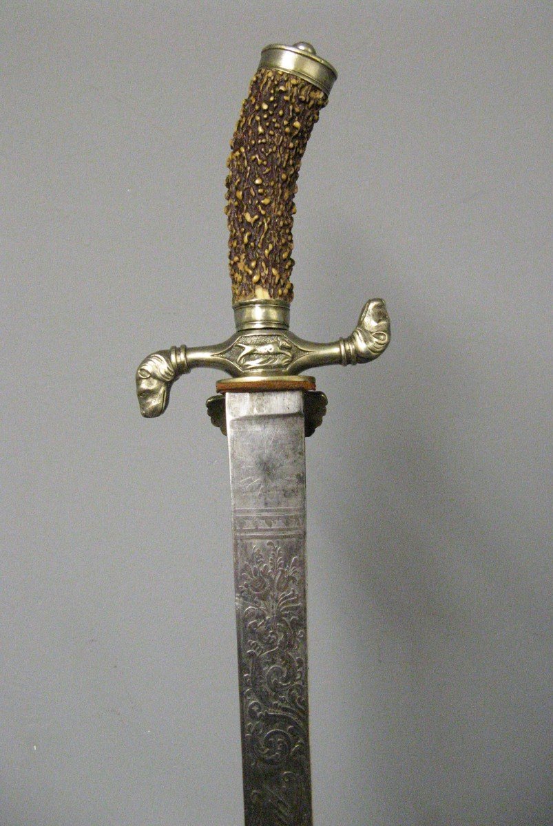 German Hunting Dagger. Vénerie.-photo-2