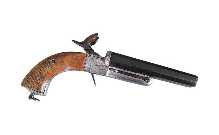 Venerie Pistol With 15 Mm Bullet Barrel With Pin.
