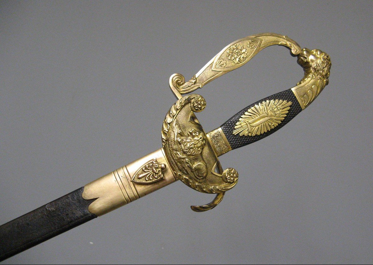 High Officer's Sword Of The Kingdom Of Prussia Under Louis II Of Bavaria.-photo-2