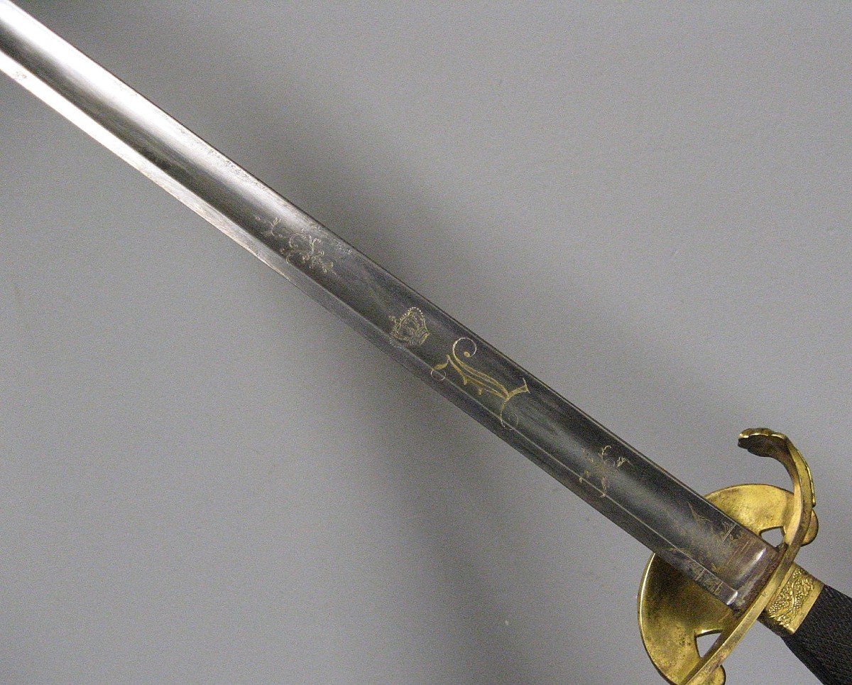 High Officer's Sword Of The Kingdom Of Prussia Under Louis II Of Bavaria.-photo-1