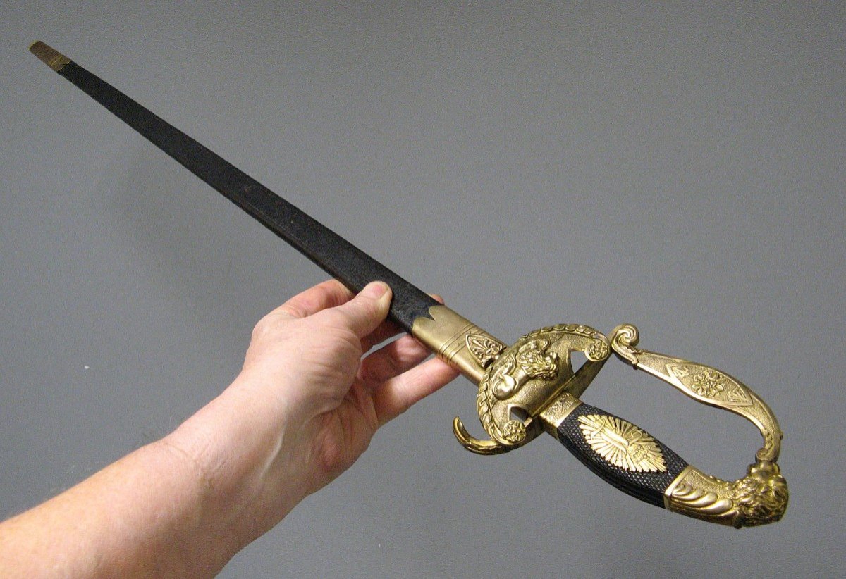 High Officer's Sword Of The Kingdom Of Prussia Under Louis II Of Bavaria.-photo-3