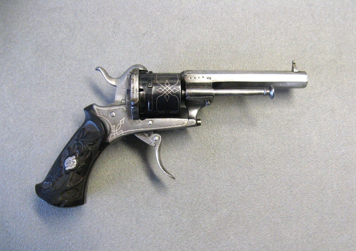 Revolver Type Lefaucheux Caliber 7 Mm Luxury.-photo-2