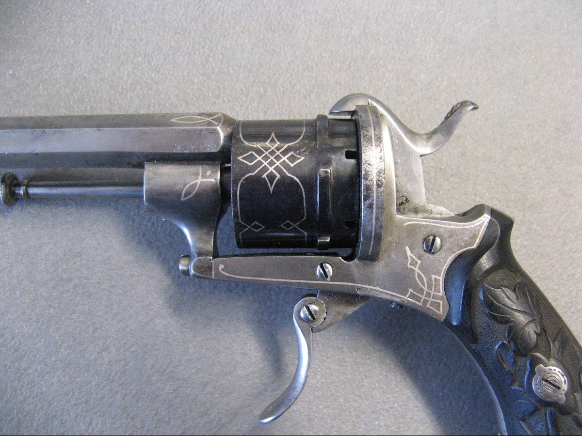 Revolver Type Lefaucheux Caliber 7 Mm Luxury.-photo-4