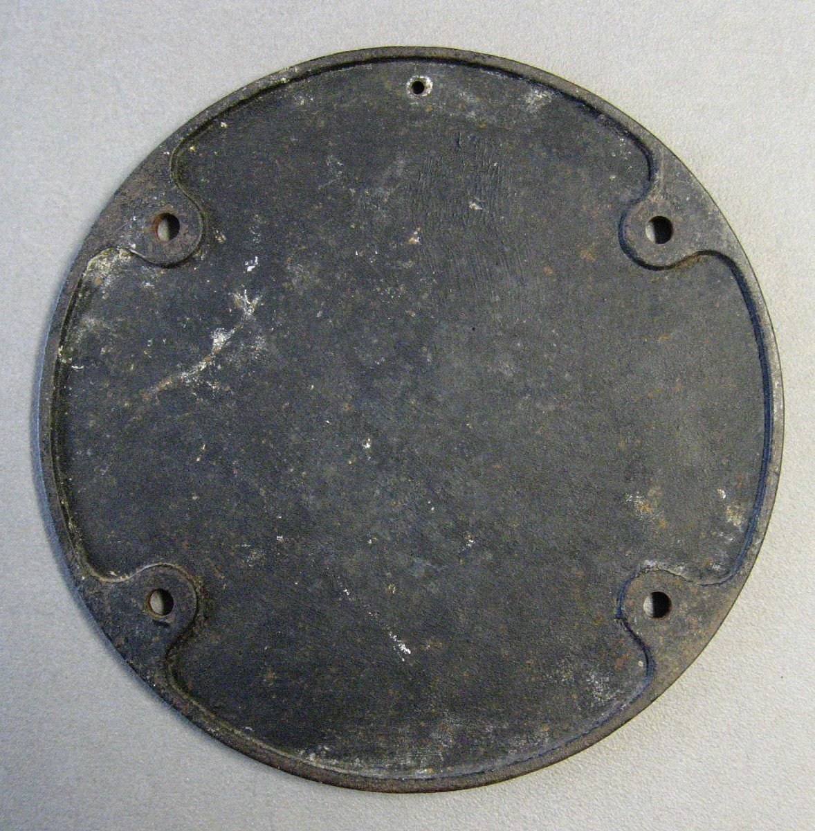 19th Century Imperial Prussian Railways Train Plate.-photo-3