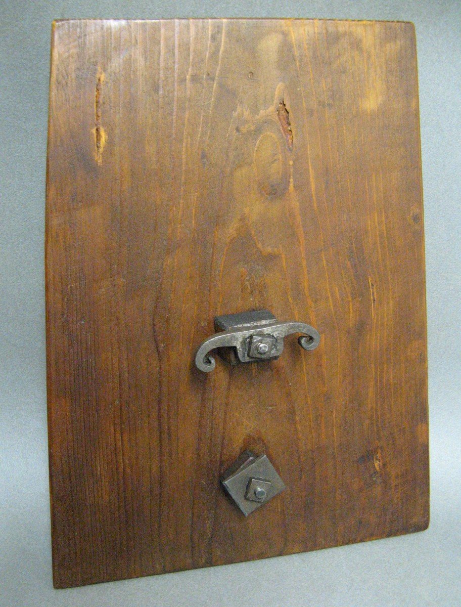 Large 18th Century Wrought Iron Knocker.-photo-5