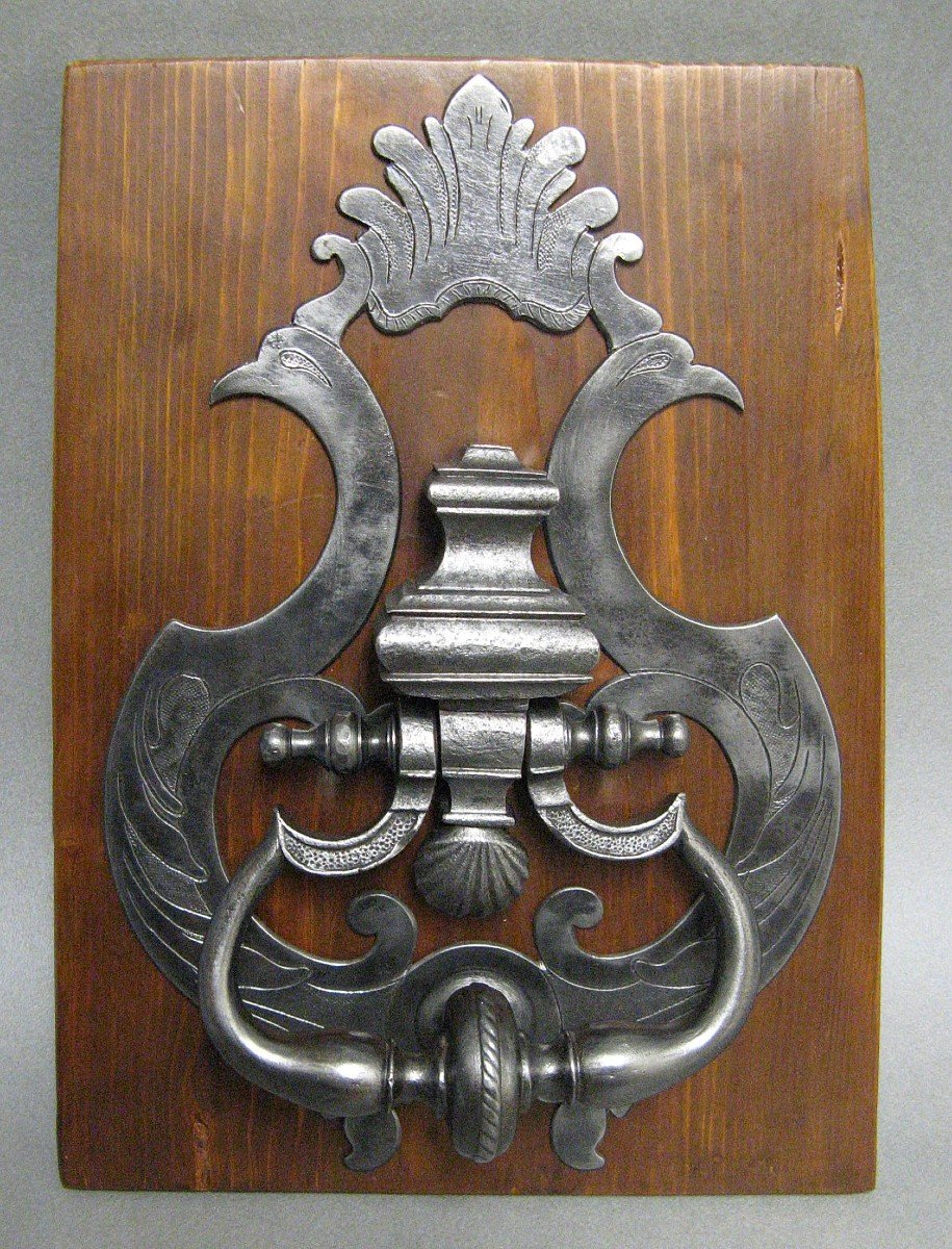 Large 18th Century Wrought Iron Knocker.