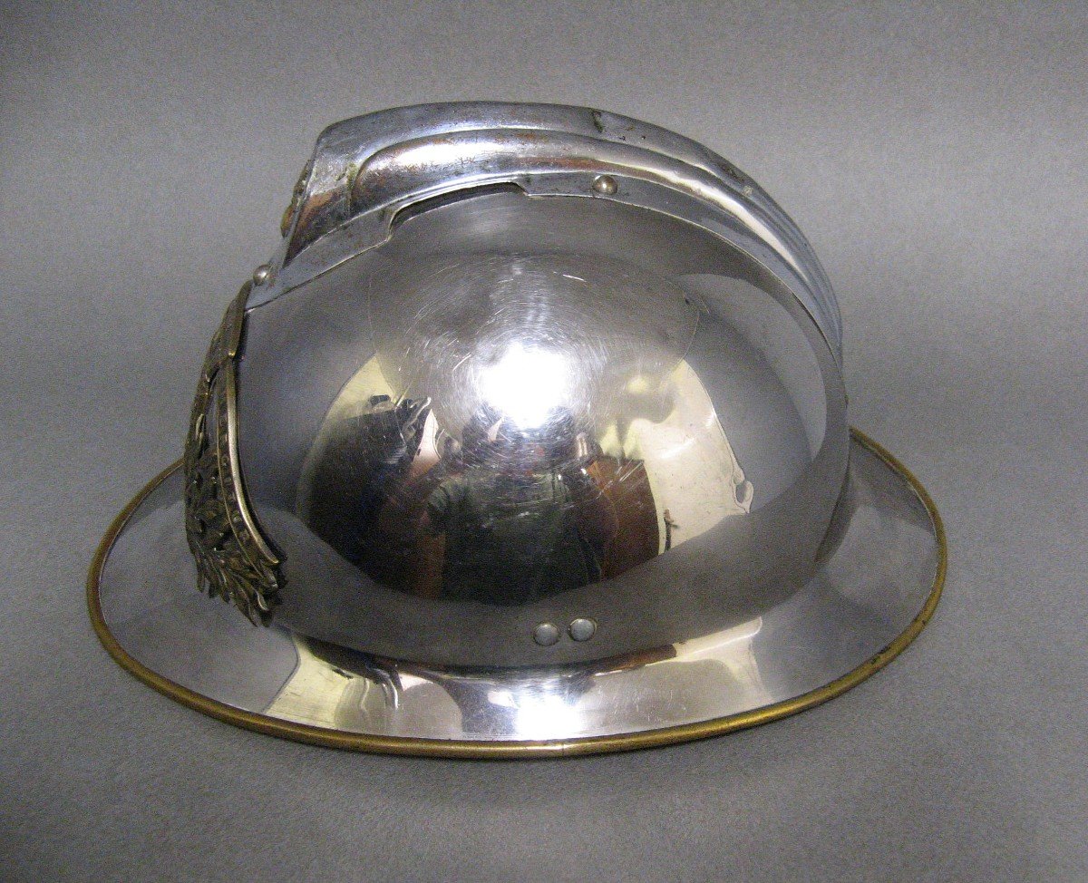 City Of Paris Firefighter Helmet Mle 33.-photo-3