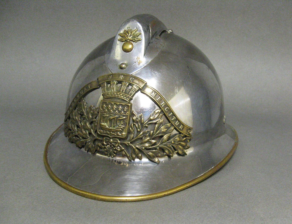 City Of Paris Firefighter Helmet Mle 33.