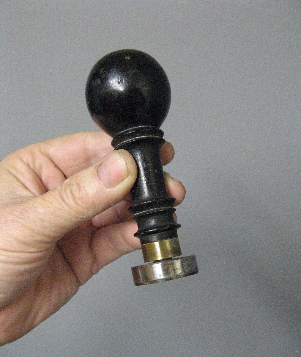 Sceau Cachet Tampon De La Ville De Mulhouse Aux Armoiries Impériales Du Royaume De Prusse.-photo-2