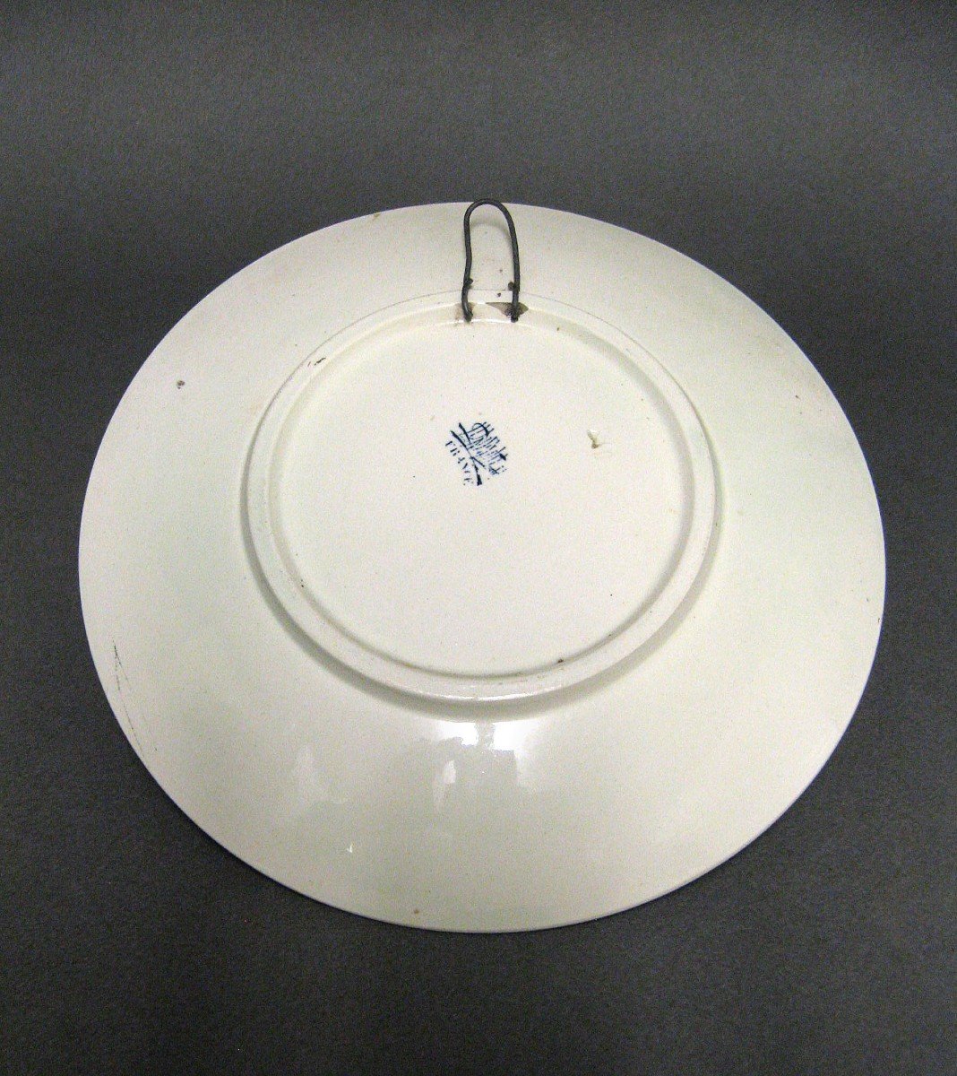 Luneville, Jeanne d'Arc, Assiette En Faïence Fine XXe.-photo-3
