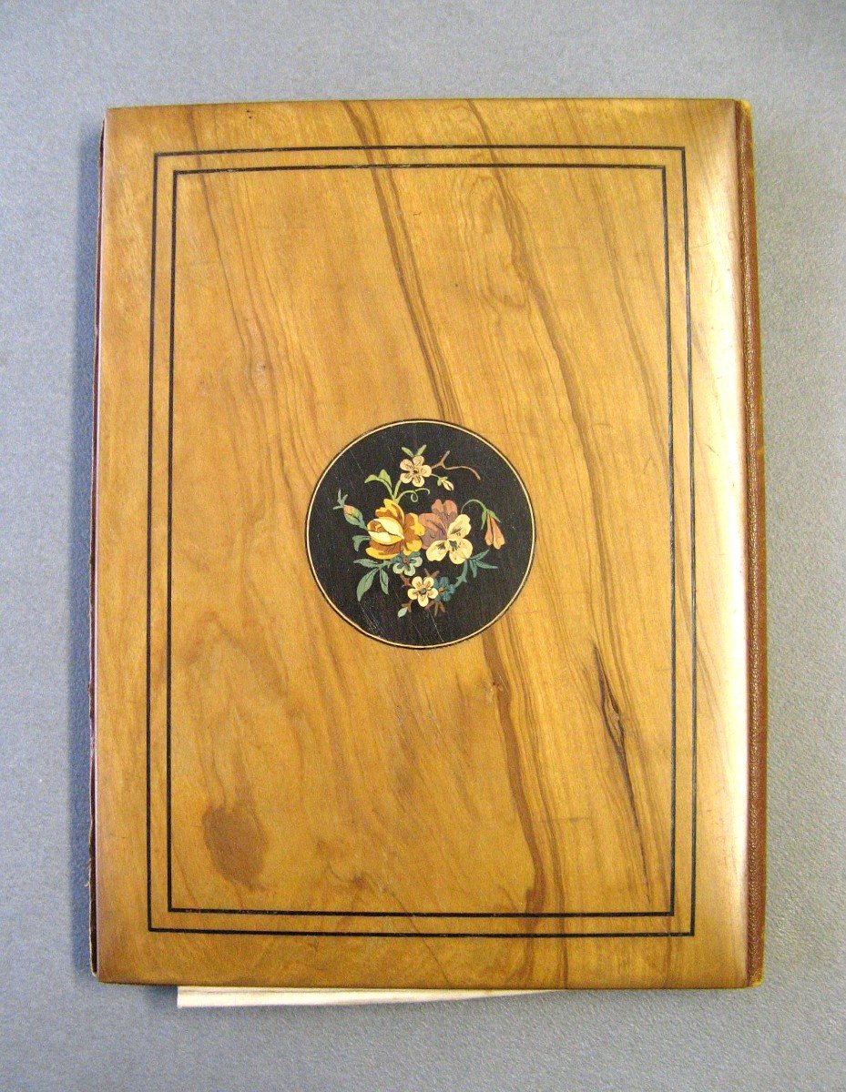 Classeur De Bureau En Marqueterie De Sorrento Ware XIXe.-photo-3
