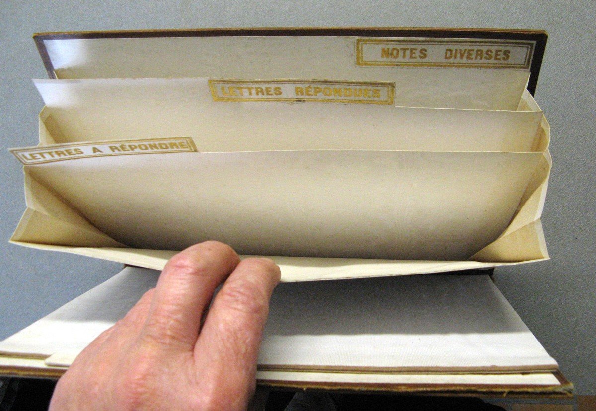  Classeur De Bureau En Marqueterie De Sorrento Ware XIXe.-photo-4