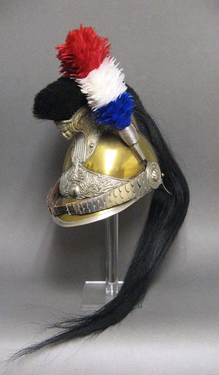 Casque Troupe De Gendarme A Cheval Mle 1912. 
