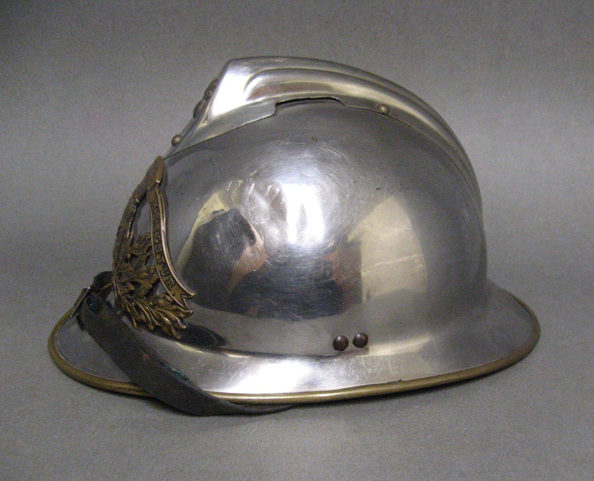 Casque De Pompier De La Ville De Paris Mle 33.-photo-3