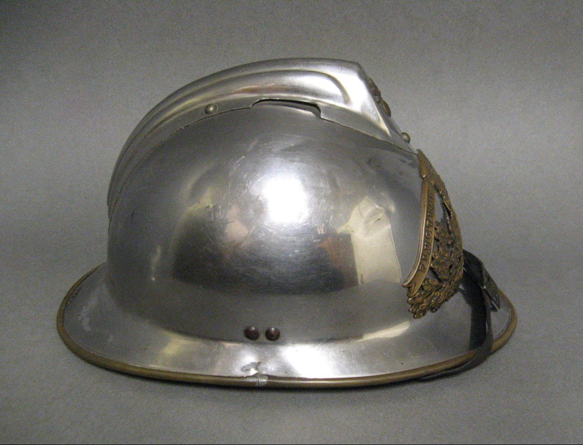 Casque De Pompier De La Ville De Paris Mle 33.-photo-2
