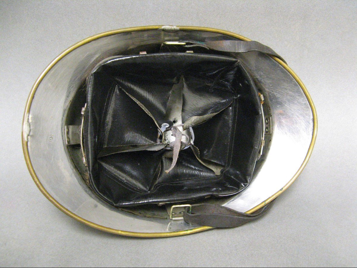 Casque De Pompier De La Ville De Paris Mle 33.-photo-3