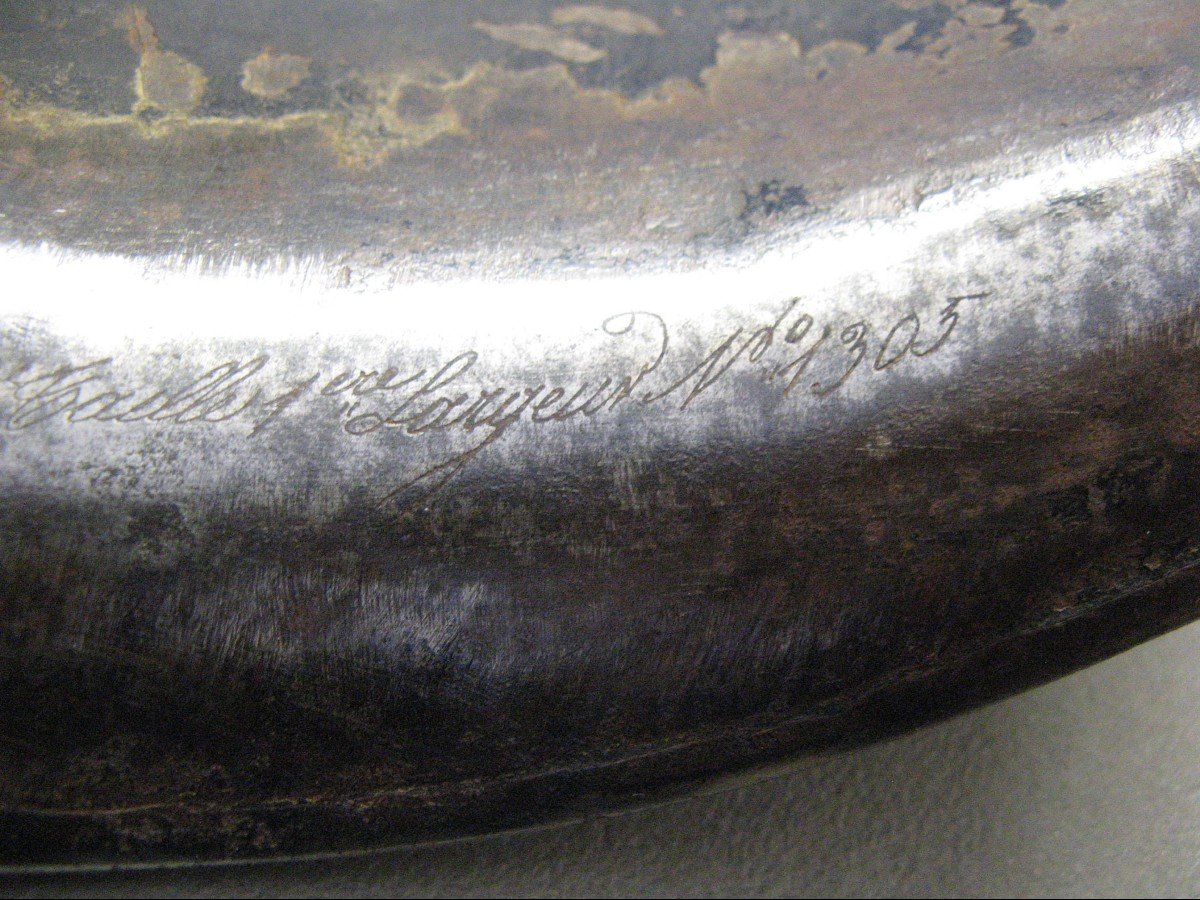 Plastron De Cuirasse Manufacture Impériale De Châtelrault 1859.-photo-3