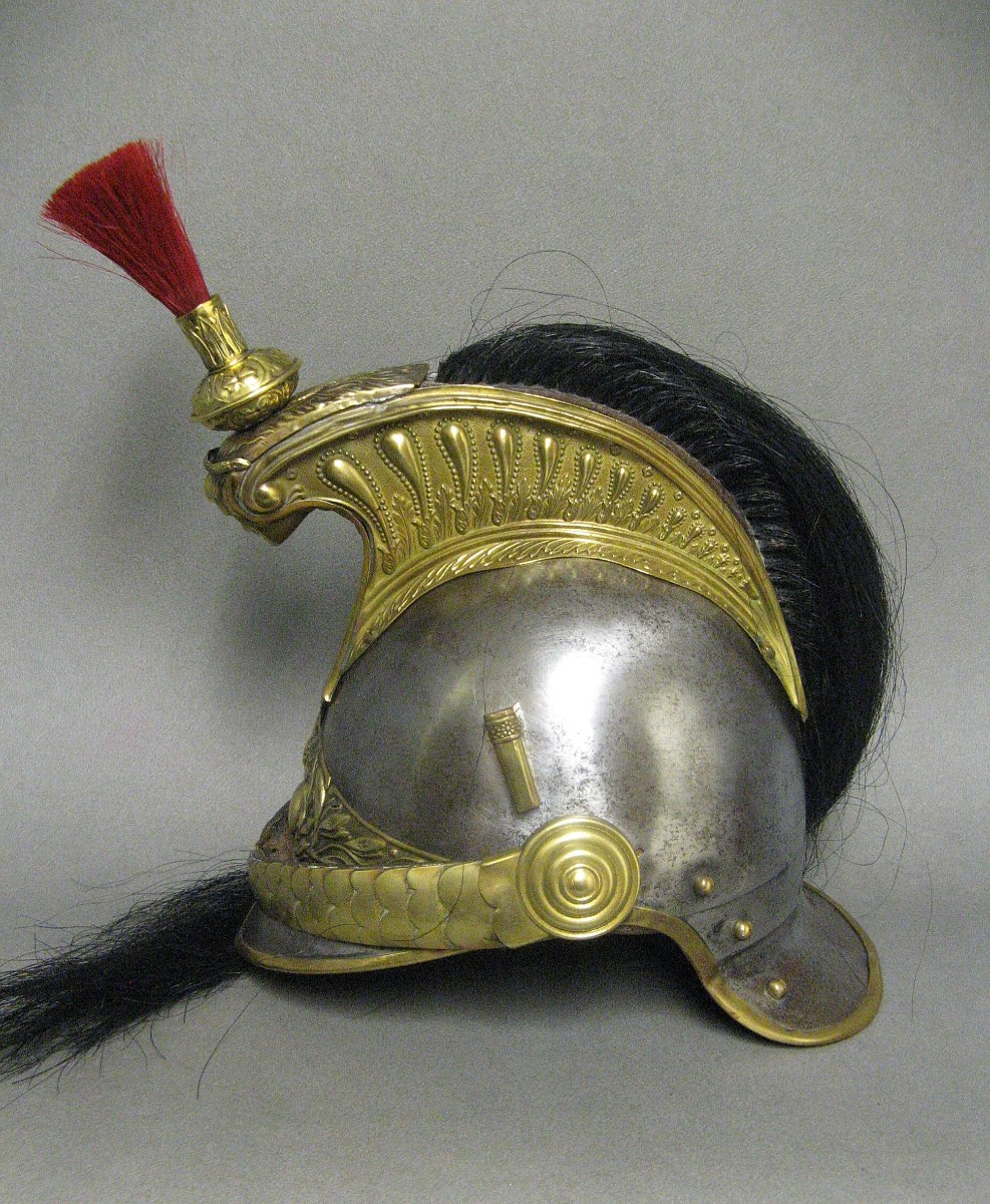 Casque De Cuirassier Troupe Modèle 1874.-photo-3