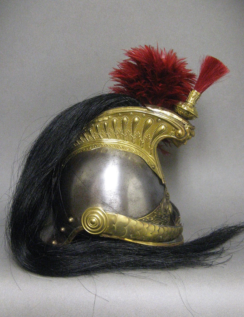 Casque De Cuirassier Troupe Modèle 1874.-photo-4