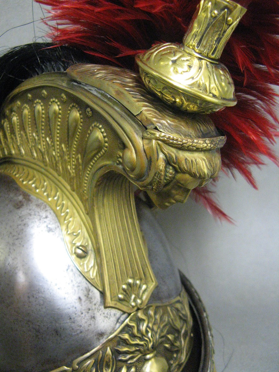 Casque De Cuirassier Troupe Modèle 1874.-photo-1