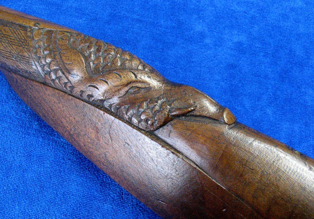 Pistolet Carabine De Braconnier Démontable A Broche XIXe.-photo-2