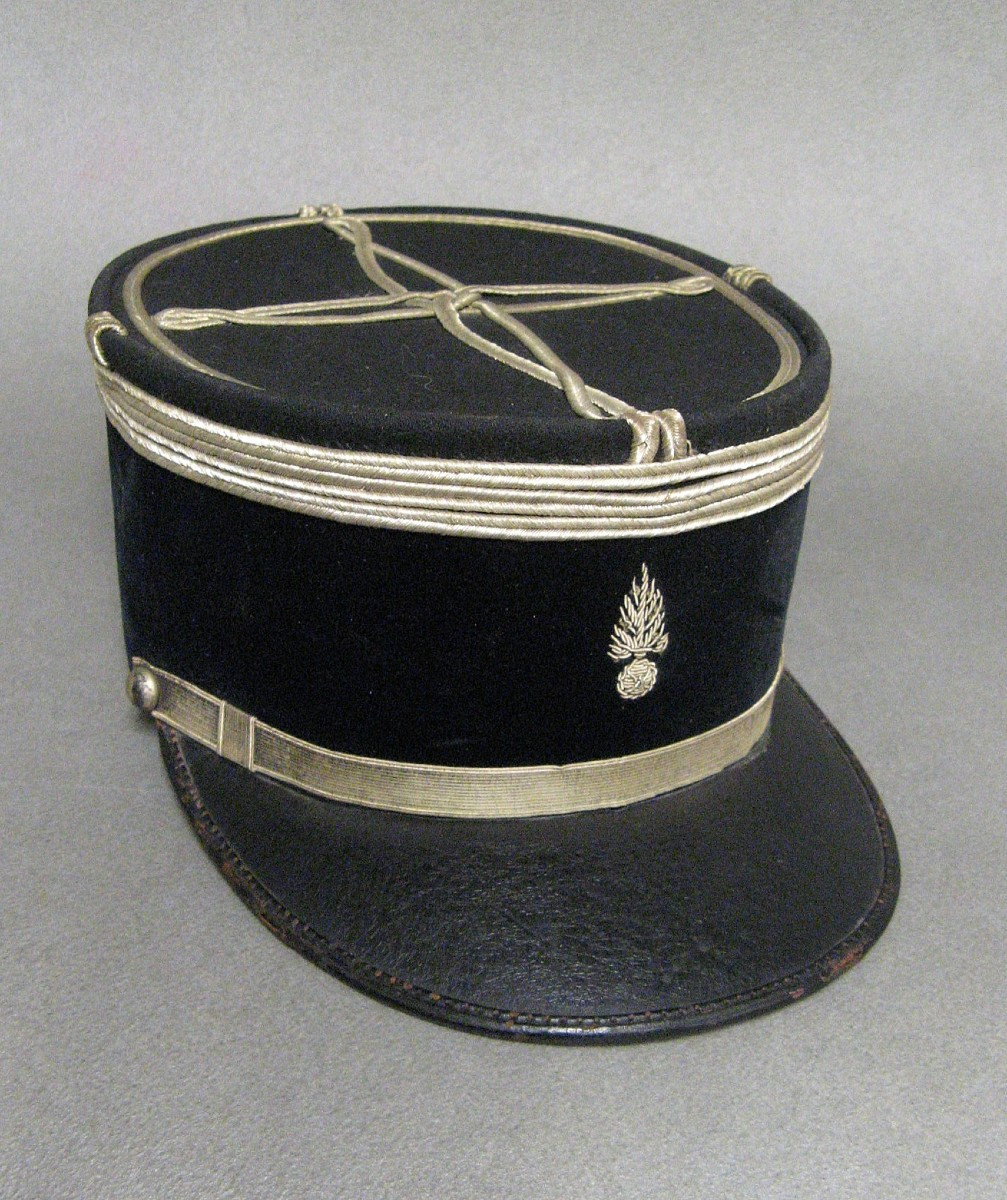 Cap Of The Fire Brigade Captain, Year 1931. Third Republic.