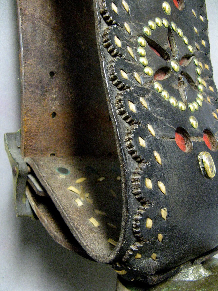 Obertino Bronze Cowbell With Its Collar.-photo-5