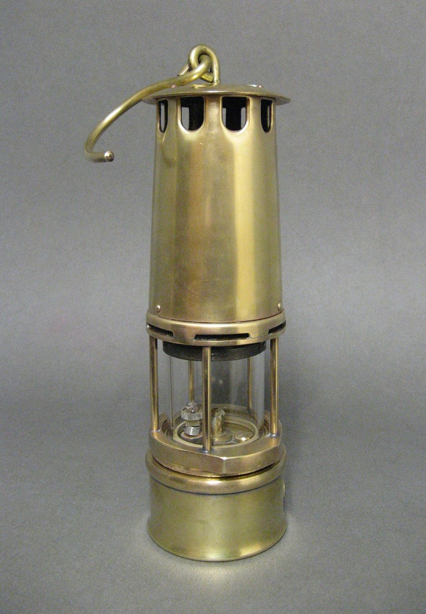 Lampe De Sûreté De Mineur Géomètre.