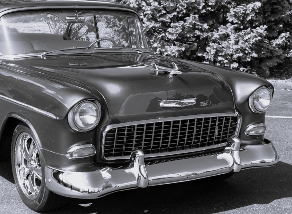 1955 Chevrolet Bel Air Car Hood Mascot.-photo-1