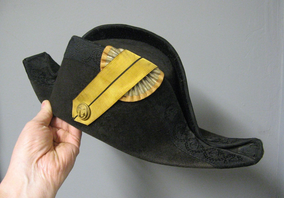 Bicorne Of A Naval Aspirant Or Officer, Third Republic.-photo-2