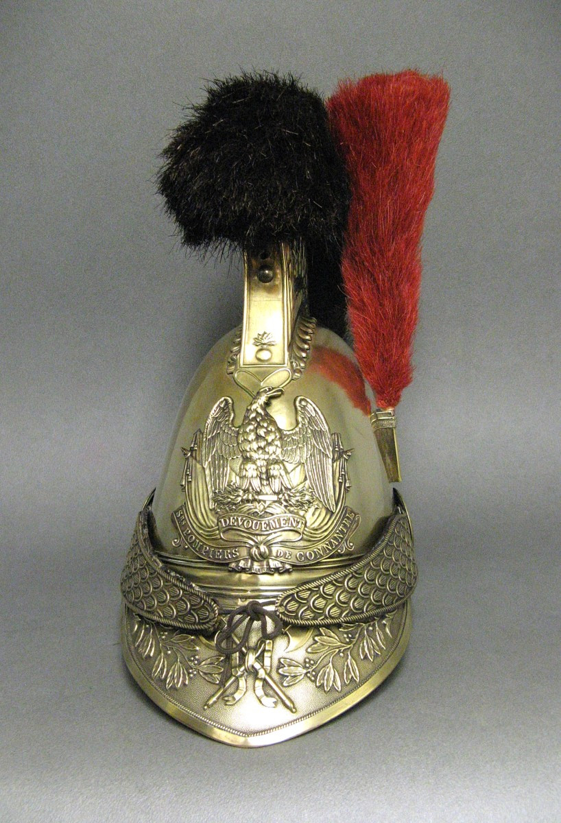 Casque De Sapeur Pompier Officier Mle 1821 Modifié 1848.