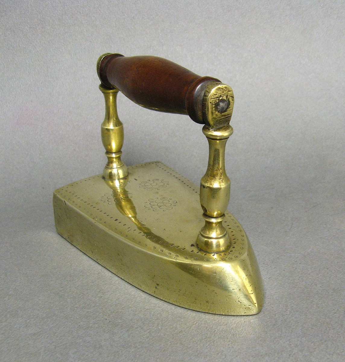 19th Century Ingot Iron Dated 1839. Louis Philippe Period.-photo-3