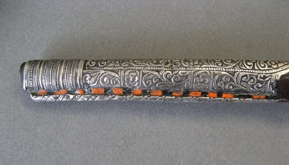 Pistolet à Silex Oriental Empire Ottoman XIXème Siècle.-photo-2