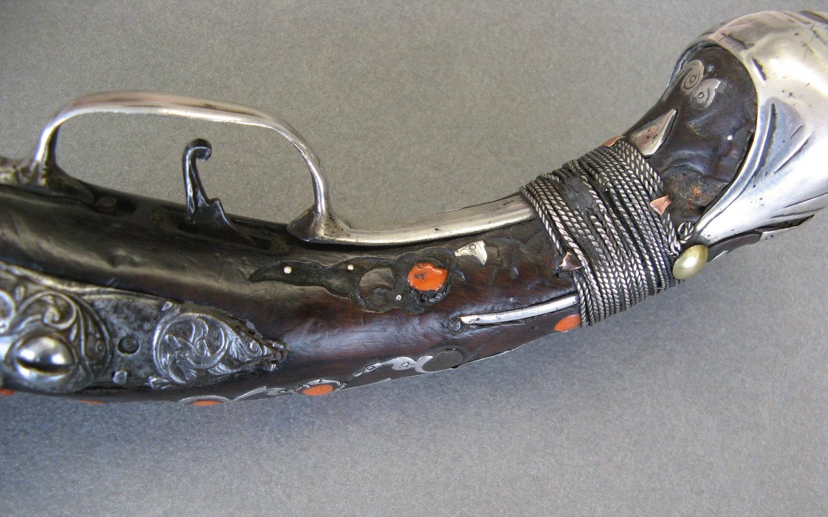 Pistolet à Silex Oriental Empire Ottoman XIXème Siècle.-photo-7