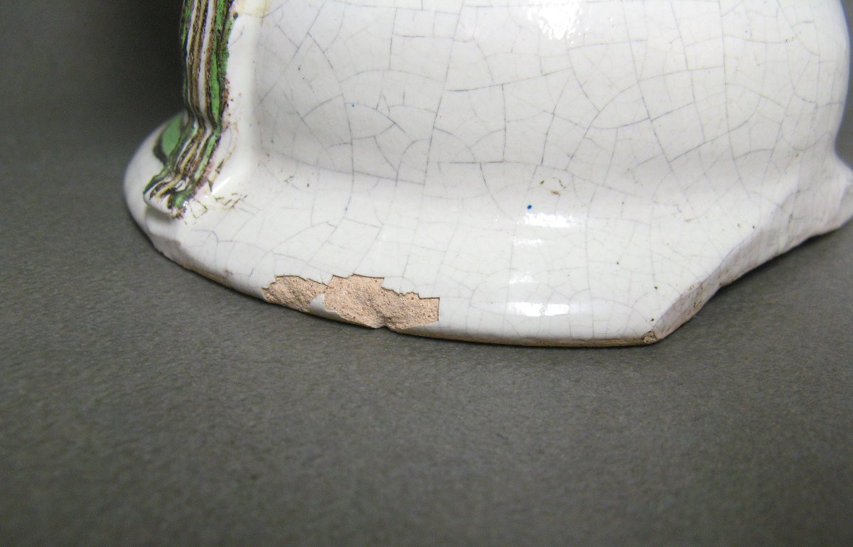 AUXERROIS – NEVERS:  Fontaine en faïence  polychrome XVIIIe.-photo-8