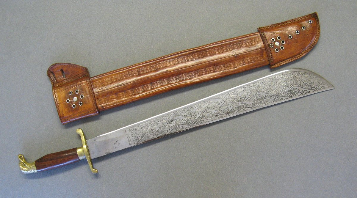 Mexican Ceremonial Machete.-photo-3