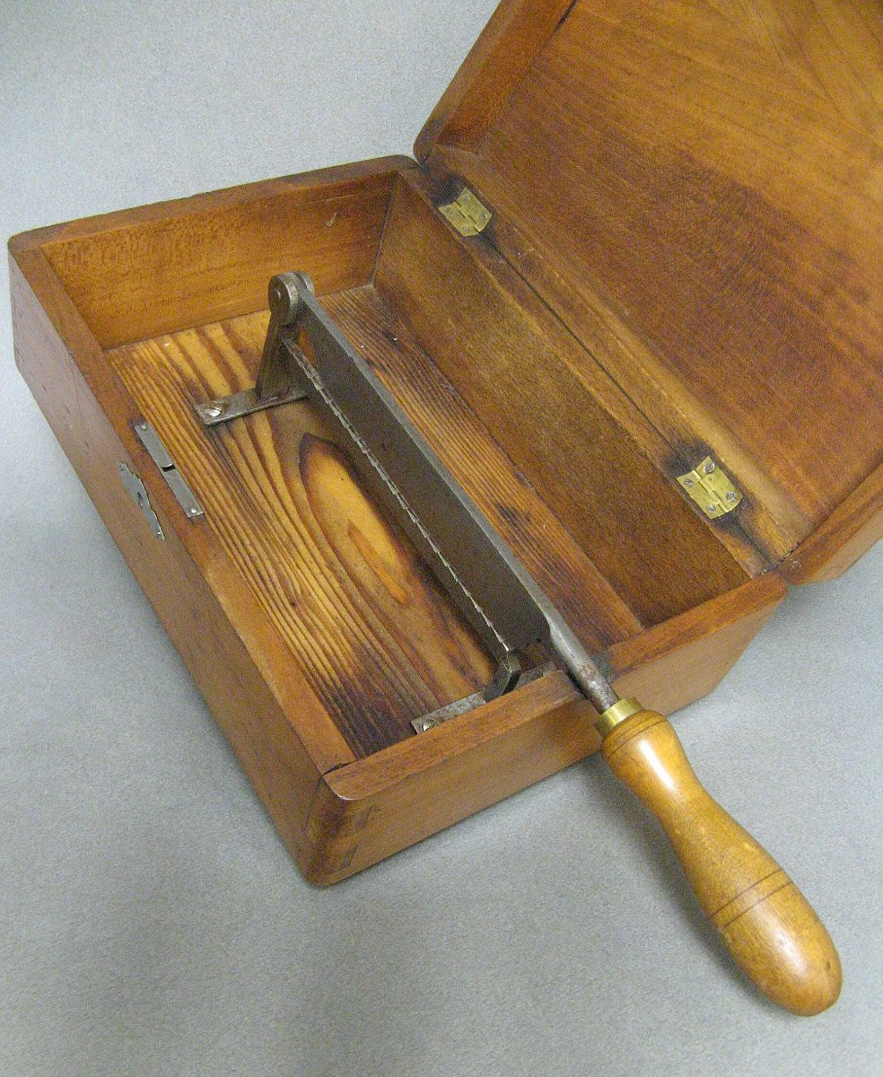 Coffret Casse-sucre Ou Chocolat d'Epicier Du XIXe.-photo-2