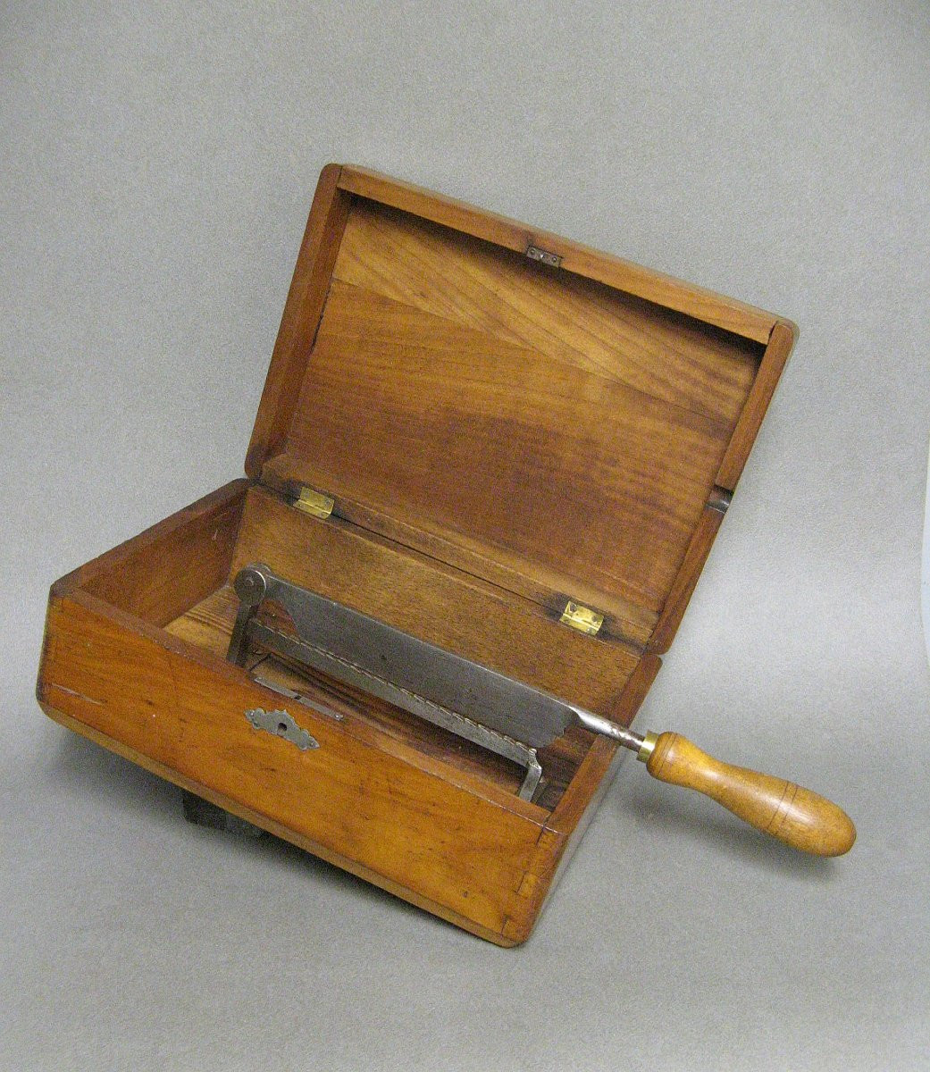 Coffret Casse-sucre Ou Chocolat d'Epicier Du XIXe.-photo-4
