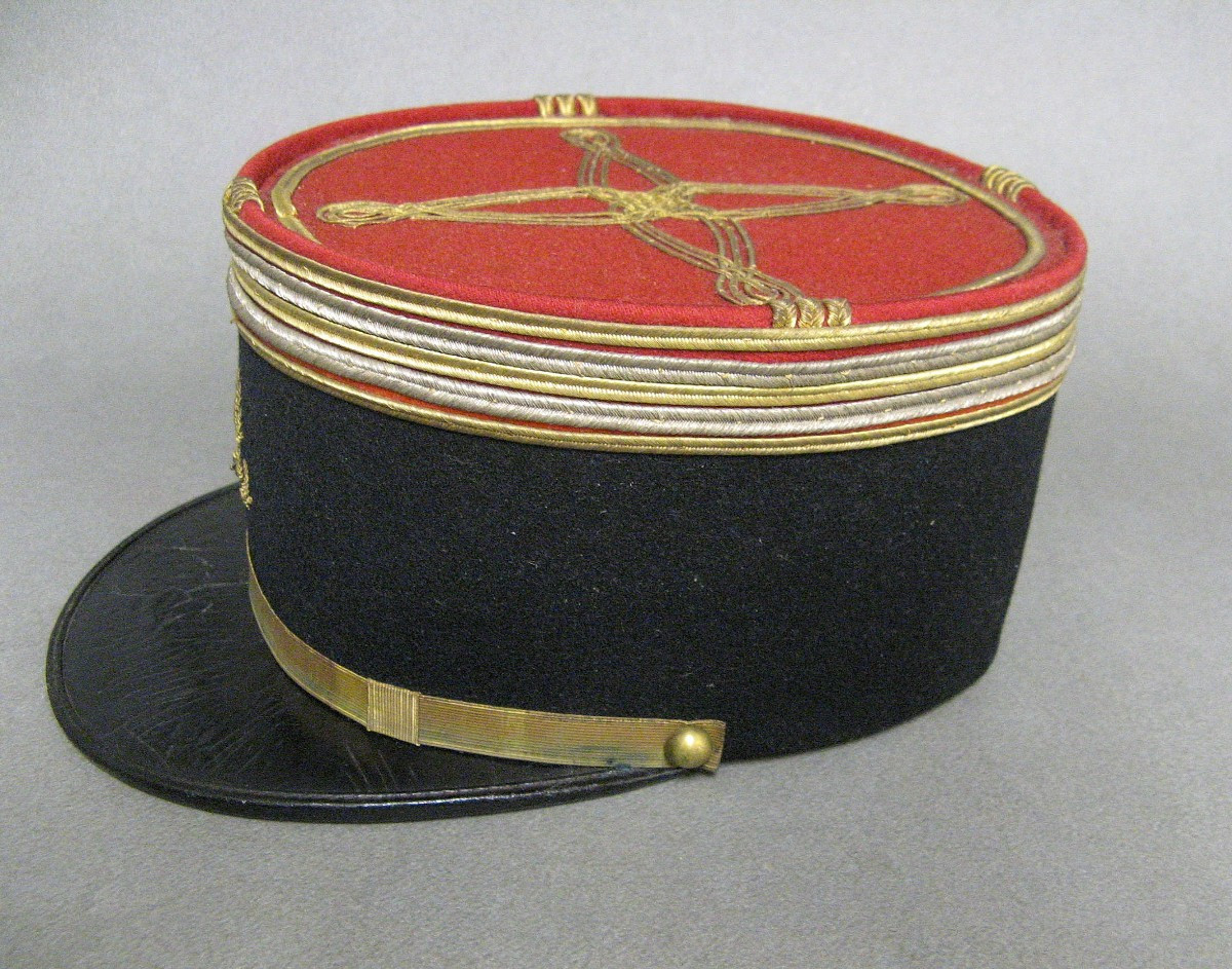 Képi De Lieutenant-Colonel De L’ Administration Du Corps D’Infanterie Et Du Corps Médical. WW2.-photo-3