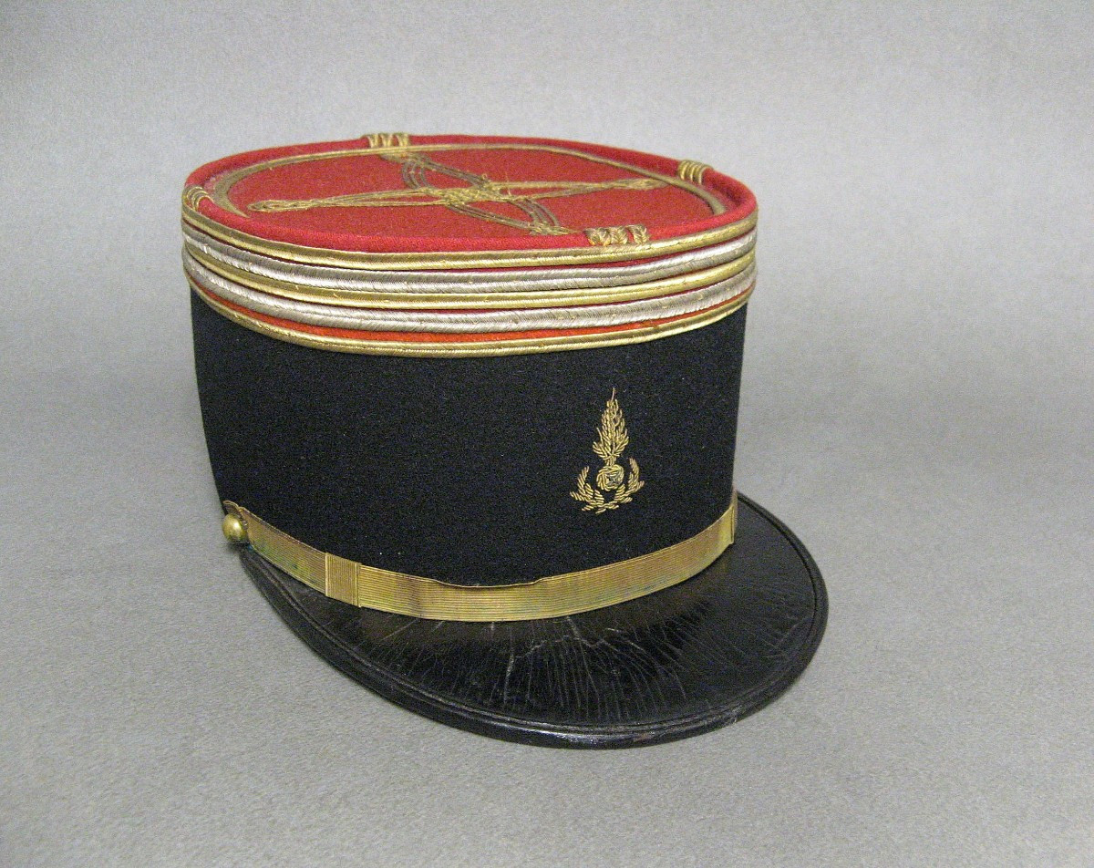 Képi De Lieutenant-Colonel De L’ Administration Du Corps D’Infanterie Et Du Corps Médical. WW2.