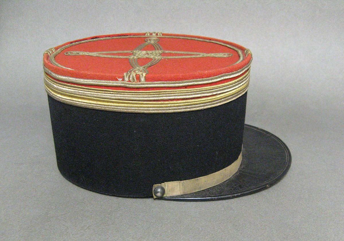 Cuirassier Lieutenant-colonel's Cap Mle 1931. Ww2.-photo-3