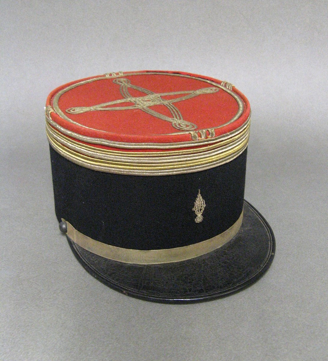 Cuirassier Lieutenant-colonel's Cap Mle 1931. Ww2.-photo-4