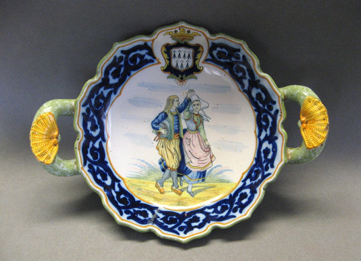 HENRIOT Quimper - Melonière en faïence.