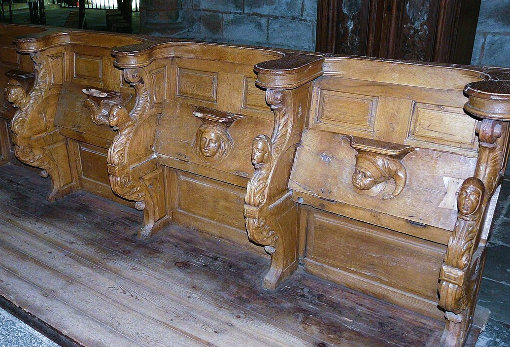 Miséricorde De Stalle d'Eglise Haute Epoque.-photo-4