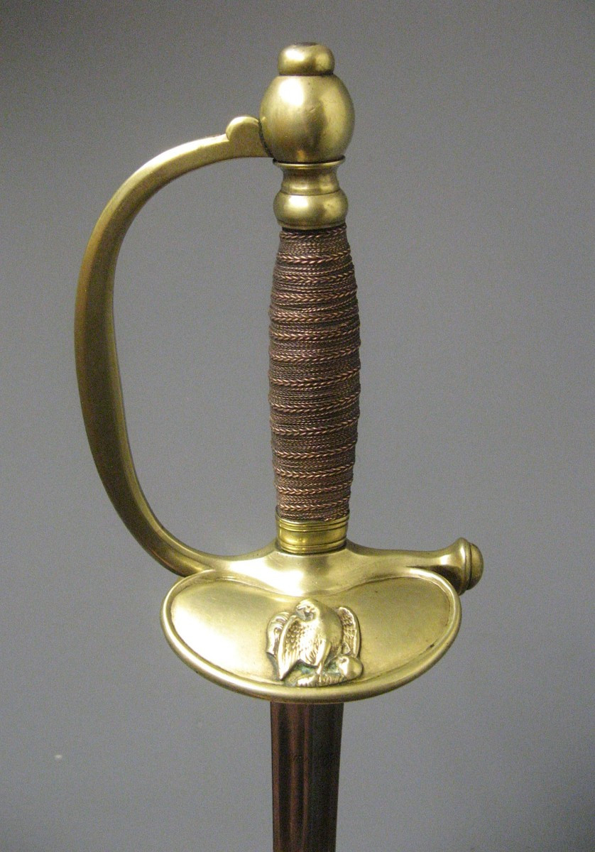 Épée d’officier d’infanterie modèle français 1816 de la Garde Nationale.