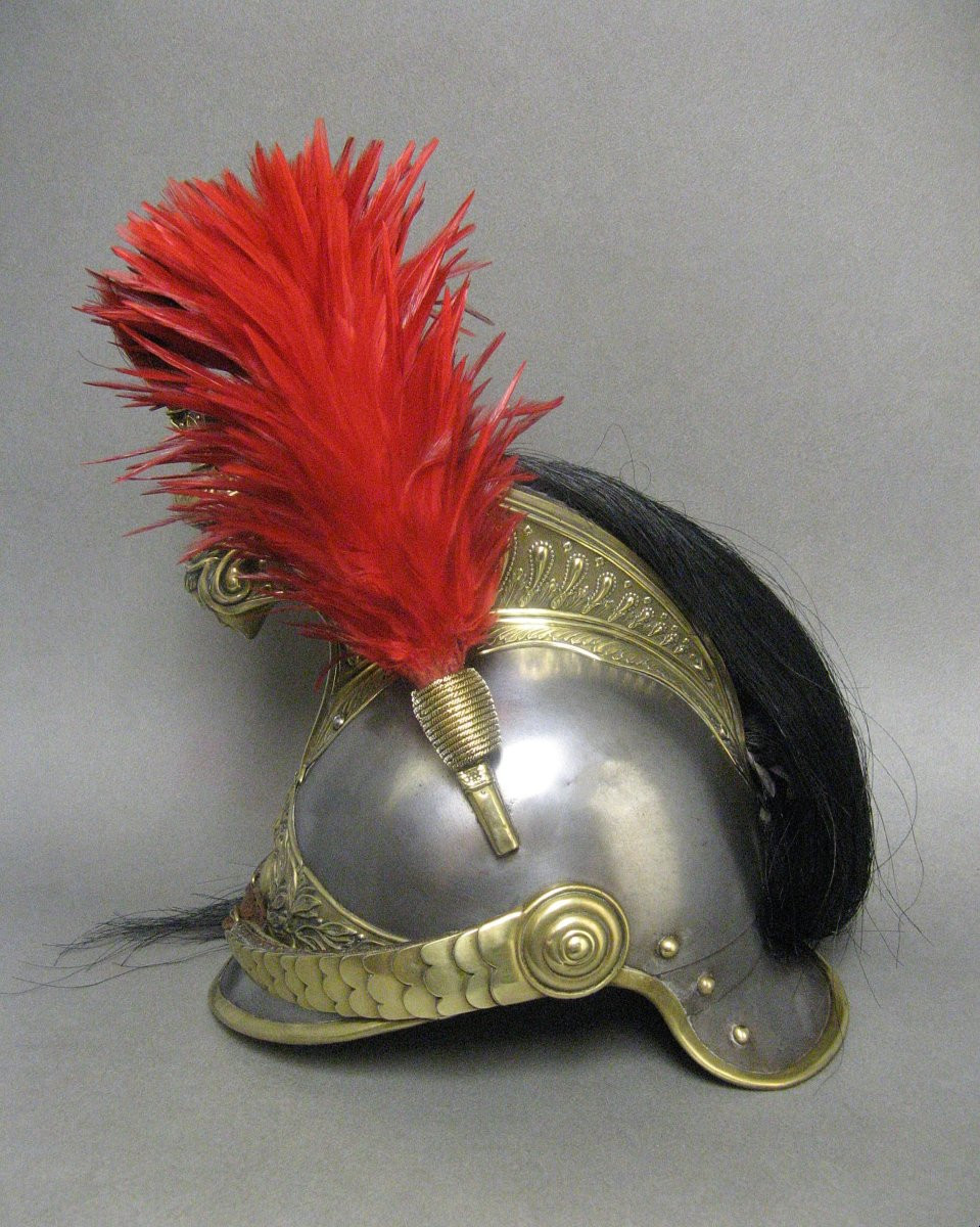 Casque De Cuirassier Troupe Modèle 1874.-photo-2