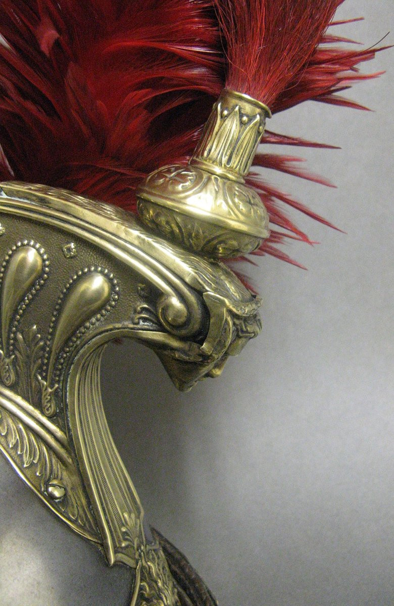 Casque De Cuirassier Troupe Modèle 1874.-photo-1