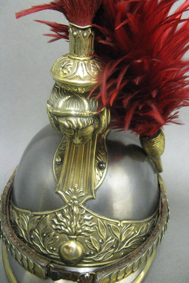 Casque De Cuirassier Troupe Modèle 1874.-photo-2
